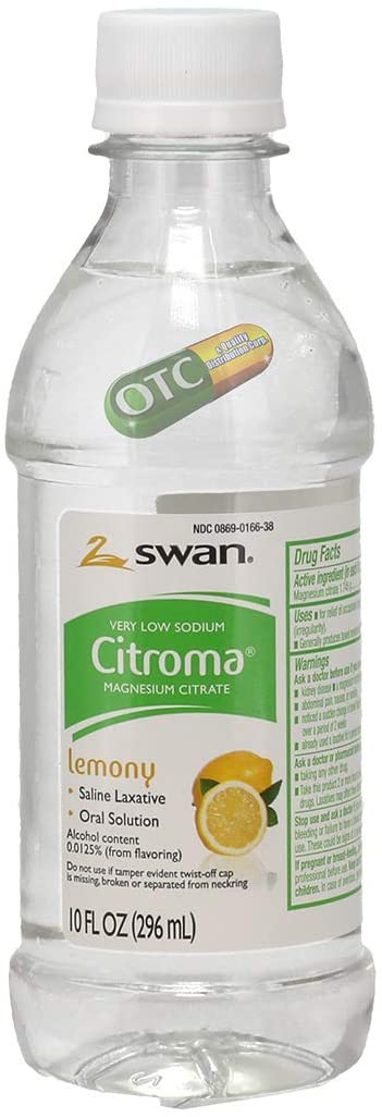 Swan Citroma Magnesium Citrate 10oz Lemony Pack of 4