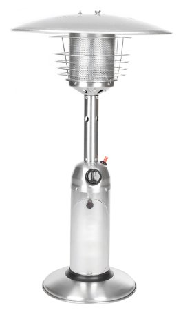 Fire Sense Propane Table Top Patio Heater Stainless Steel