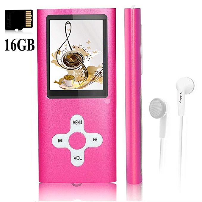 Mp3 Player,Music Player with a 16 GB Memory Card Portable Digital Music Player/Video/Voice Record/FM Radio/E-Book Reader/Photo Viewer/1.8 LCD ¡­