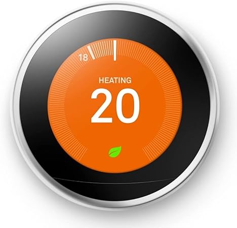 Google Nest 4th Gen Pro Wireless Heating & Hot Water Smart Thermostat- Stainless Steel