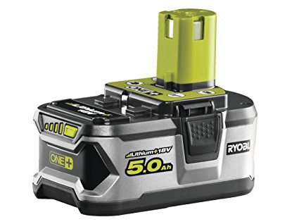 Ryobi RB18L50 ONE  5.0 Ah Lithium Battery, 18 V - Multi-Coloured