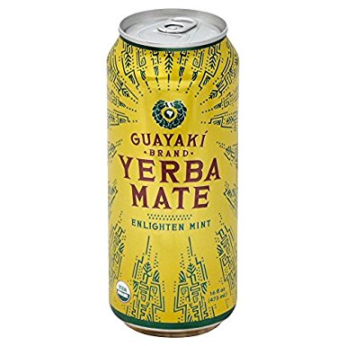 Guayaki Organic Yerba Mate, Enlighten Mint, 16 Ounce (Pack of 12)