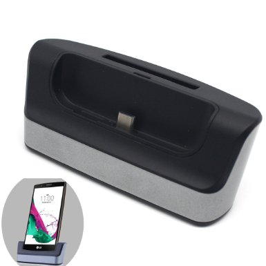 LG G5 Charge Dock Cradle - Rerii LG G5 Charge Dock Cradle Station Stand, Data SYNC & Charger, Charge LG G5 and Battery at The Same Time