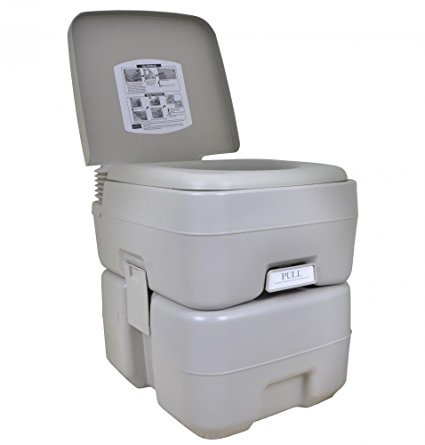 5 Gallon Portable Toilet Flush Travel Outdoor Camping Hiking Toilet