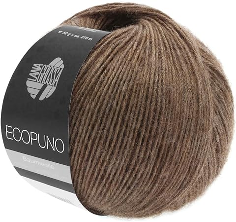 Lana Grossa Ecopuno, 17 Dark Brown Yarn