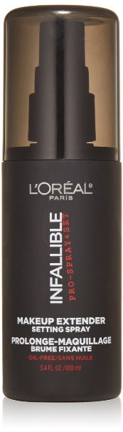 L'Oreal Paris Cosmetics Infallible Pro-Spray and Makeup Extender, Setting Spray, 3.4 Fluid Ounce
