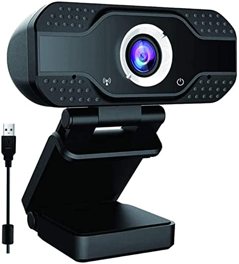 [2020 Updated] Innoo Tech Webcam 1080P Full HD PC Camera 90-Degree Extended View with Microphone, Video Connection and Recording for Computer Laptop, Plug and Play USB Camera for Skype Facebook