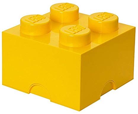 LEGO Storage Brick 4 Bright Yellow