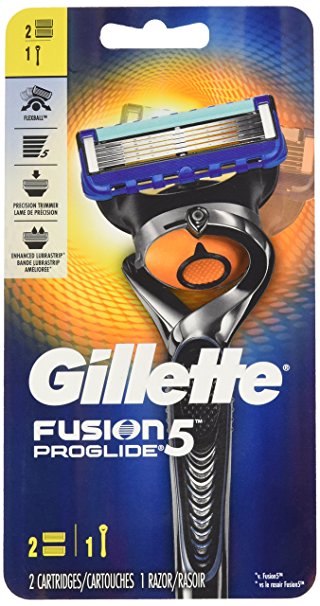 Gillette Fusion5 ProGlide Men’s Razor - Handle & 2 Blade Refills