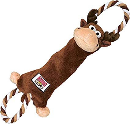 KONG Tugger Knots Moose Dog Toy