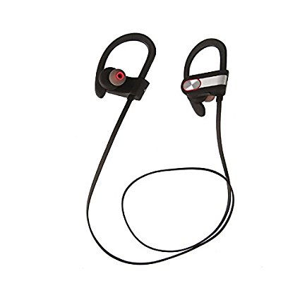 VICTONY Bluetooth Headphones,Wireless Sports Headphones,Sweatproof Running Gym Stereo Headsets Q7 (Red)