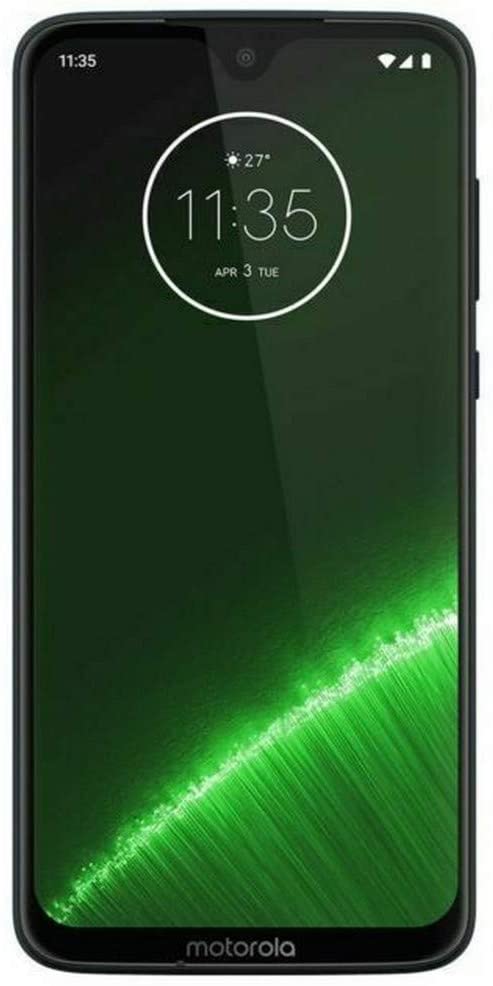 Motorola Moto G7  Plus XT1965 Single-SIM 64GB Factory Unlocked 4G/LTE Smartphone - International Version (Deep Indigo/Blue)