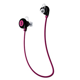 EFOSHM Pink Stereo Wireless Bluetooth Sport Headphone Sports Exercise Exercises Headphones Headsets Headset Earphones Earphone for Men Women Boys Girls Ladies Man Iphone Sumsung HTC (Pink)