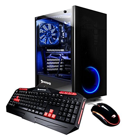 iBUYPOWER Gaming Computer Desktop PC  AM901Z Intel i7-7700 3.6GHz, NVIDIA Geforce GTX 1060 3GB, 8GB DDR4 RAM, 1TB 7200RPM HDD,  Wifi, Win 10, RGB, VR Ready