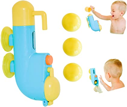 Inspiration Play Fill N' Splash Submarine Bath Toy for Baby, Toddlers, Preschoolers Ages 1-5