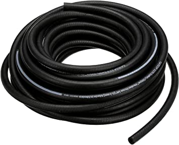 Gates 28407 Safety Stripe Standard Straight Heater Hose-50' Length, Inner Diameter 1/4"