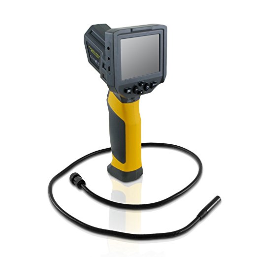 Pyle-Pro PVBOR15-Digital Hi-Res Snake Inspection Camera and LCD Video Monitor-Flexible Reach with High Powered Light Ideal for Plumbing and Drains