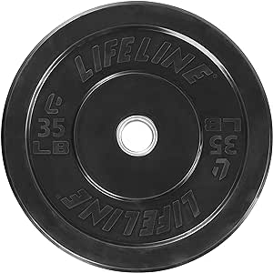 Lifeline Rubber Bumper Plate - Multiple Weight Options