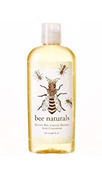 Bee Naturals, Queen Bee Liquid Honey Skin Cleanser, for Normal, Combination and Oily Skin 8 Oz