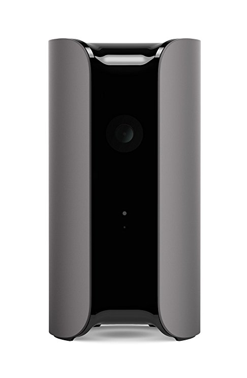 Canary View Indoor 1080p HD Security Camera with Wide-angle Lens, Motion / Person Alerts, Works with Alexa, Pets / Elder / Baby Monitoring, Award-winning Design - Graphite (CAN400USAGY)