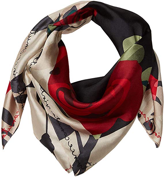 Vince Camuto Rose Shadow Signature Silk Scarf