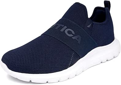 Nautica Men's Casual Slip-On Fashion Sneakers-Walking Shoes-Lightweight Joggers in Medium & Wide Width