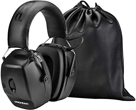 PROHEAR 056 Advanced Electronic Shooting Ear Protection Muffs, Hunting Sound Amplification Earmuffs with Upgrade chip, NRR 30dB for Indoor, Covered Ranges and Other Extremely Loud Environments
