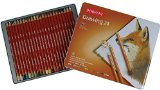 Derwent Colored Drawing Pencils Metal Tin 24 Count 0700672