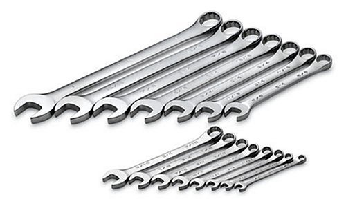 SK Hand Tools 86255 Fractional Combination Wrench Set, 15-Piece
