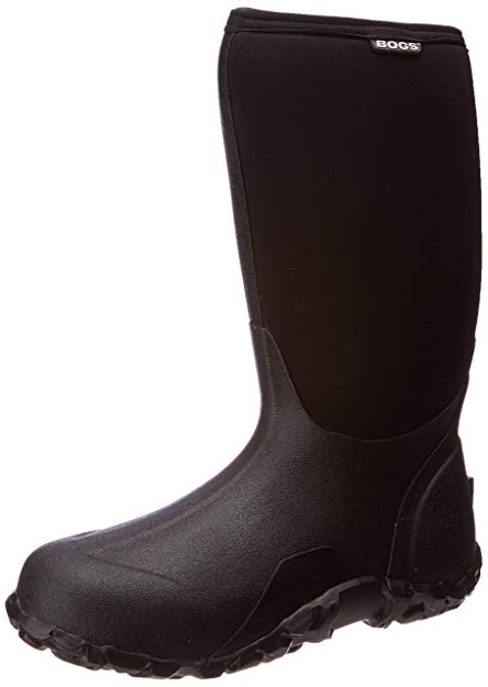 Bogs Mens Classic High No Handle Waterproof  Insulated Rain and Winter Snow Boot
