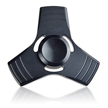 COPRO Anti-Anxiety Fidget Spinner Toy Helps Focusings EDC Focus Toy for Kids & Adults - Best Stress Reducer Relieves ADHD Anxiety and Boredom Aluminium Black