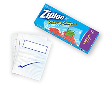 Ziploc Vacuum Sealer Gallon Bags, Pack of 13