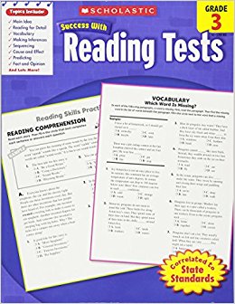 Scholastic Success With Reading Tests,  Grade 3 (Scholastic Success with Workbooks: Tests Reading)