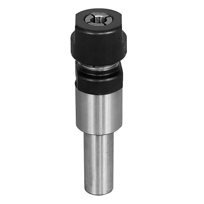 1/2" to 1/4" Router Bit Collet Extension and Reducer. Extends The Router Bit an Additional 2-1/4" and Accepts 1/4" Shank Router Bits Into the Collet