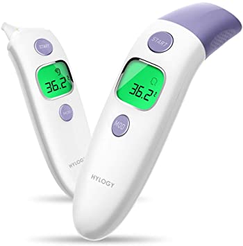 HYLOGY Forehead Thermometer, Digital Baby Thermometer,Non-Contact Thermometer for Fever with Memory Function-Infrared Thermometer for Adults, Kids, Infants