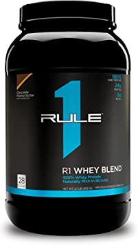 Rule 1 R1 Whey Blend Chocolate Peanut Butter 8 Servings, 2 Pound