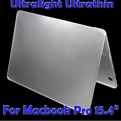 Millimeter Apple MacBook Pro 15 inch Case with Retina Display (NO CD-ROM Drive) Apple Rubberized Mac Book Pro 15" Slim (Model: A1398) (Transparent) 15.6" Protective Shell Covers