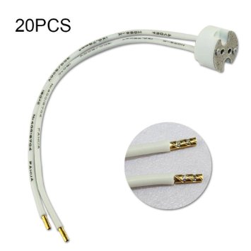 20 pcs / Lot of 20 X Wire Connector Socket for MR16, MR11 or G4 Base LED Light Bulb Retrofit Hot Halogen by Eastshine