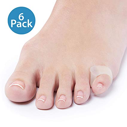 Natracure Advanced Gel Toe Separator (w/Toe Loop) - 6 PACK - Toe Spacer - Size: Small (1104-M RET6PK)