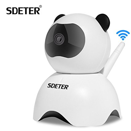 SDETER Security Camera 720P HD Wifi Wireless,IP Camera with PTZ ,Two-way Audio, Night Vision, home security camera system Motion Detection Indoor Camera
