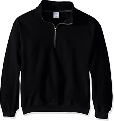 Gildan Mens Fleece Quarter-Zip Cadet Collar Sweatshirt, Style G18800