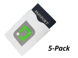 Identity Stronghold RFID Blocking Secure Sleeve  Case for Passport - 5 Pack