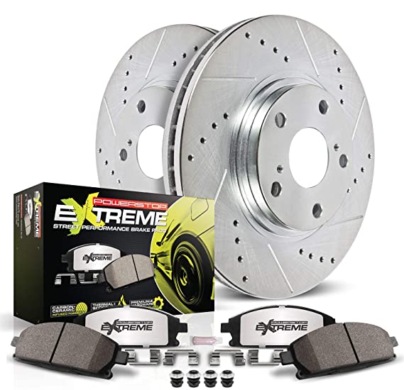 Power Stop K1043-26 Front Z26 Street Warrior Brake Kit Acura Honda