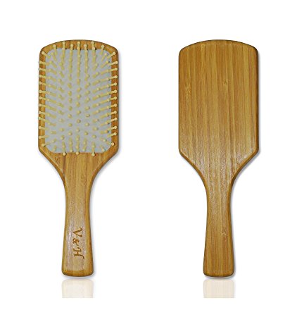 Natural Bamboo Hair Brush - Massage Hairbrush