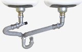 Snappy Trap 1 12 Drain Kit for Double Kitchen Sinks