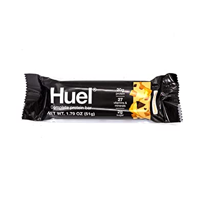 Huel Complete Protein Bar - Nutritionally Complete 100% Vegan Gluten-Free - High Protein - Sustainably Sourced - Protein Bar Huel Complete Protein Bar - Nutritionally Complete 100% Vegan Gluten-Free - High Protein - Sustainably Sourced - 12 Protein Bars (Salted Caramel)