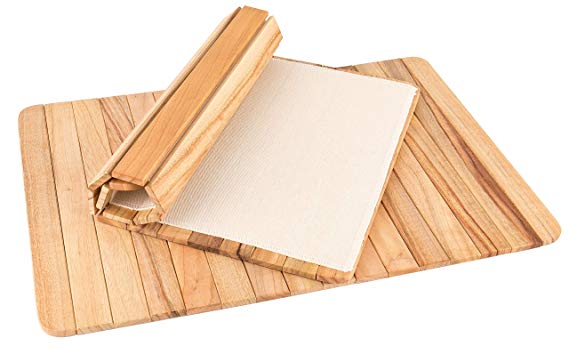 Boumbi Fragrant Camphor Laurel Roll-up Wood Placemats Set of 2