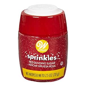 Wilton Sanding Sugar Sprinkles Assorted Colors; 2.5oz (Red)