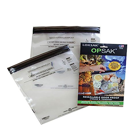 Loksak Opsak 9x10 Inch Storage Bag(2 pack)