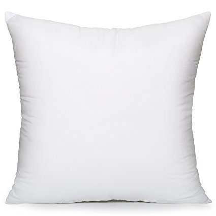 Acanva Hypoallergenic Pillow Insert Sham Cushion Form, Square, 28" L x 28" W